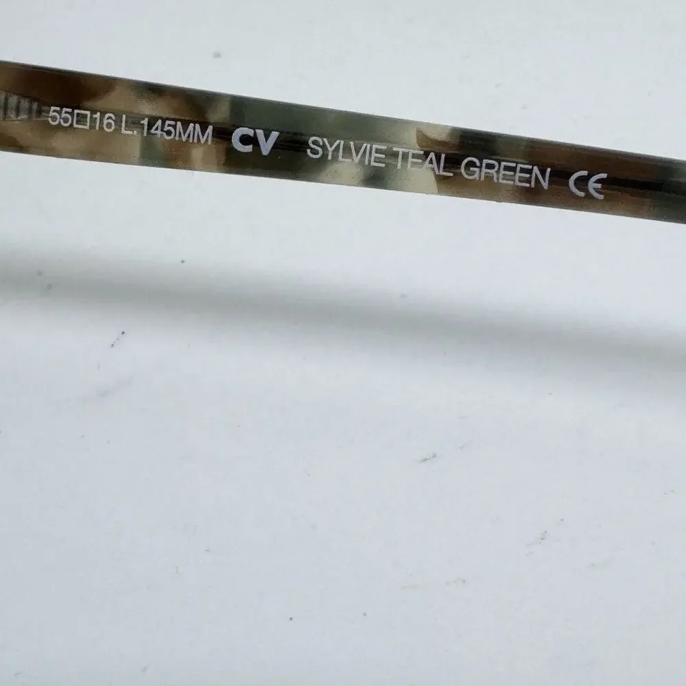 BCBG Max Azaria Sylvie Teal Green 55mm New‎ Authentic Eyeglass Frame H17593